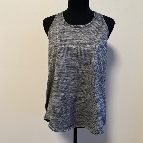**DANSKIN NOW* Heather Gray Activewear Tank Top Size Medium (8-10) - Picture 1 of 7